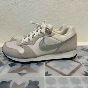Nike Cream and Gray Sneakers
